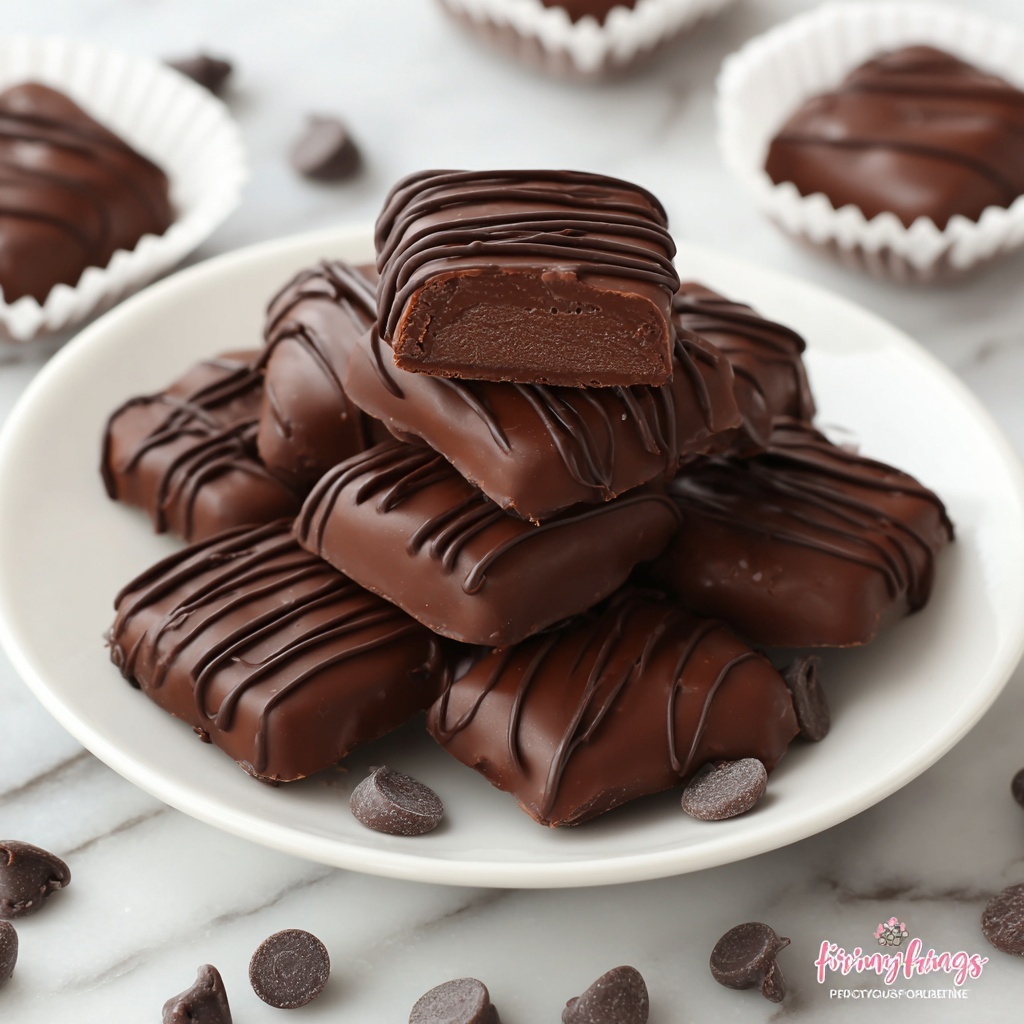 Cool Whip Chocolate Candy Squares Recipe - Recipe Image