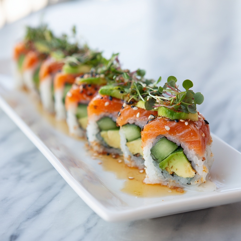 Lemon Basil Salmon Rolls Recipe - Recipe Image