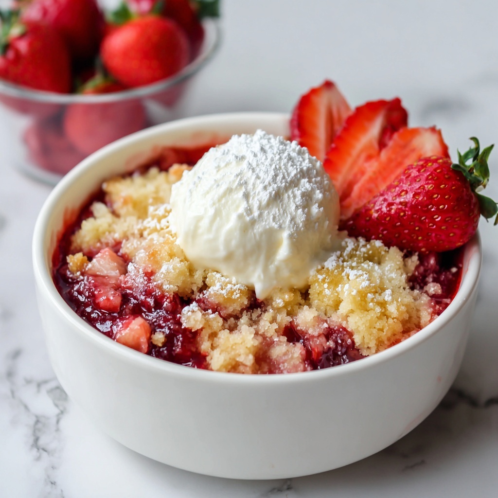 Easy Strawberry Cobbler Recipe - Recipe Image