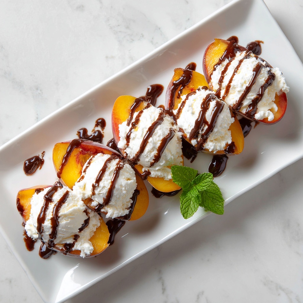 Grilled Peach Sundaes Recipe - Recipe Image