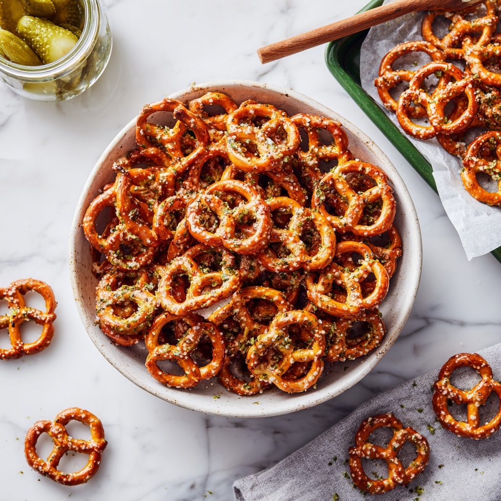Baked Dill Pickle Pretzels Recipe - Recipe Image