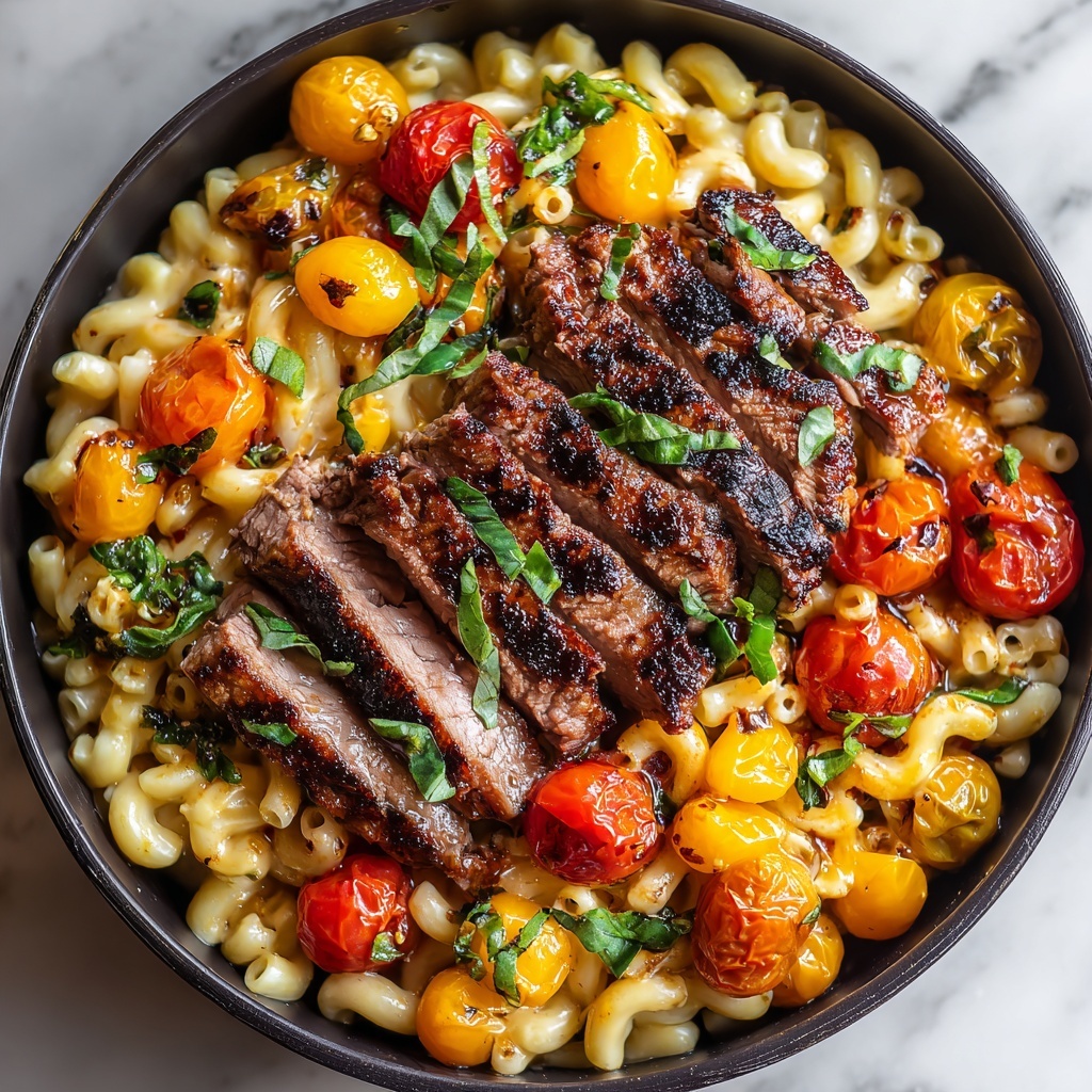 One Pot Zesty Steak Pasta Recipe - Recipe Image