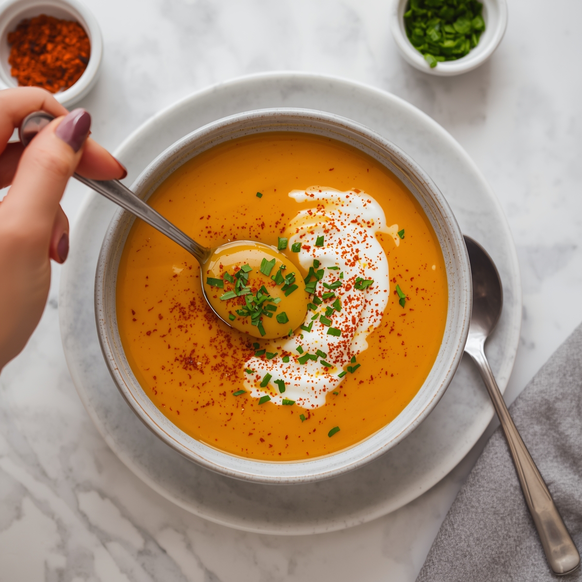 Sweet Potato Soup Recipe - Recipe Image