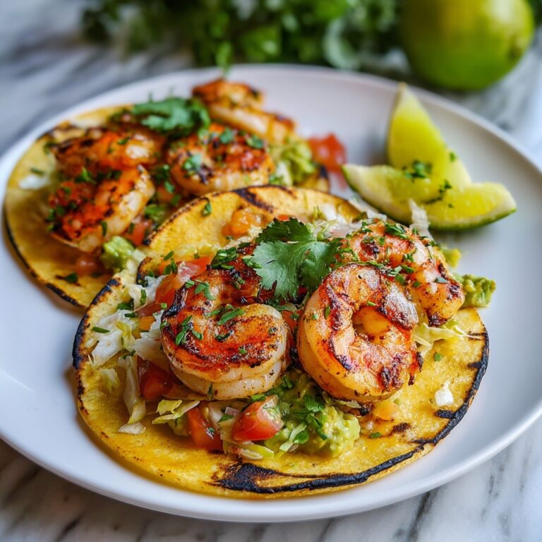 Grilled Shrimp Tacos with Avocado Salsa Recipe
