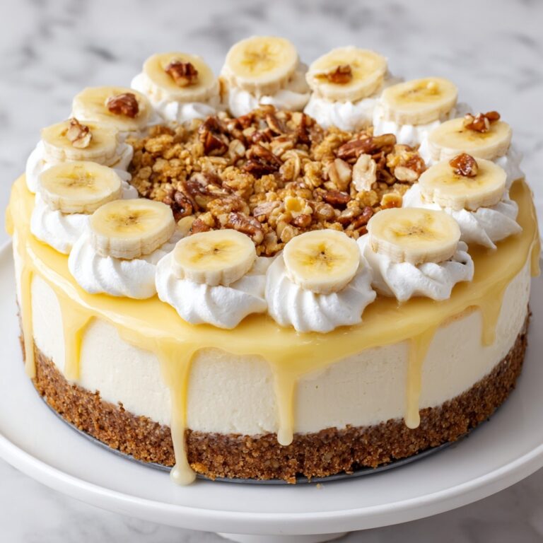 No Bake Banana Pudding Cheesecake Recipe