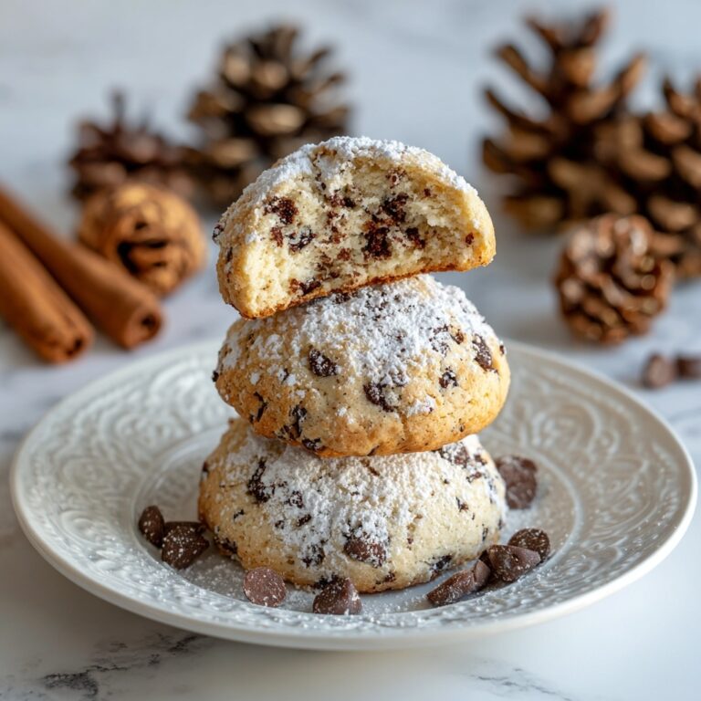 Peanut Butter Chocolate Chip Snowball Cookies Recipe