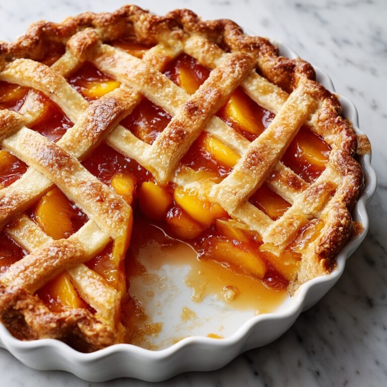 Triple Crust Peach Cobbler Recipe