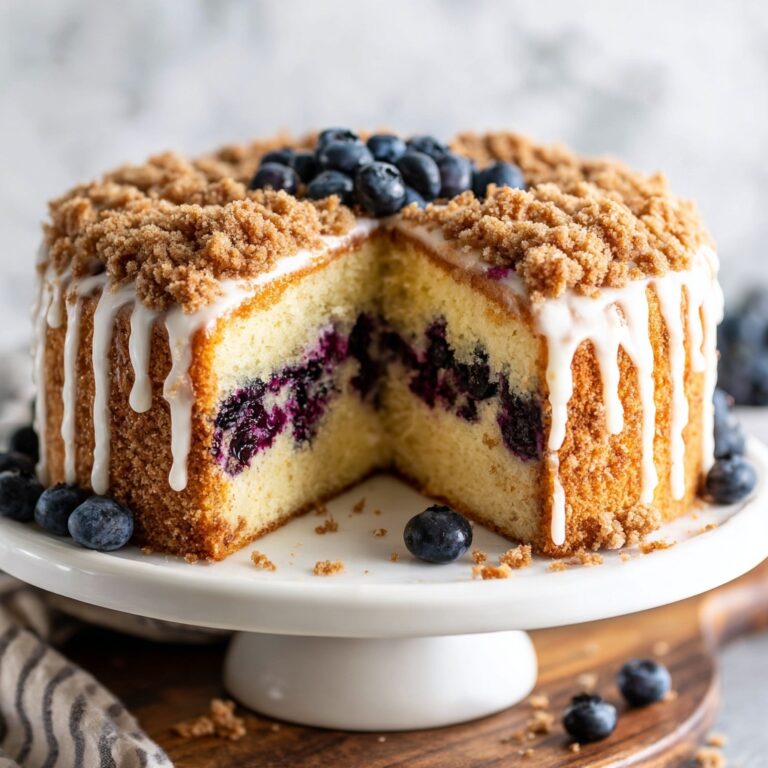 Brown Sugar Blueberry Coffee Cake Recipe