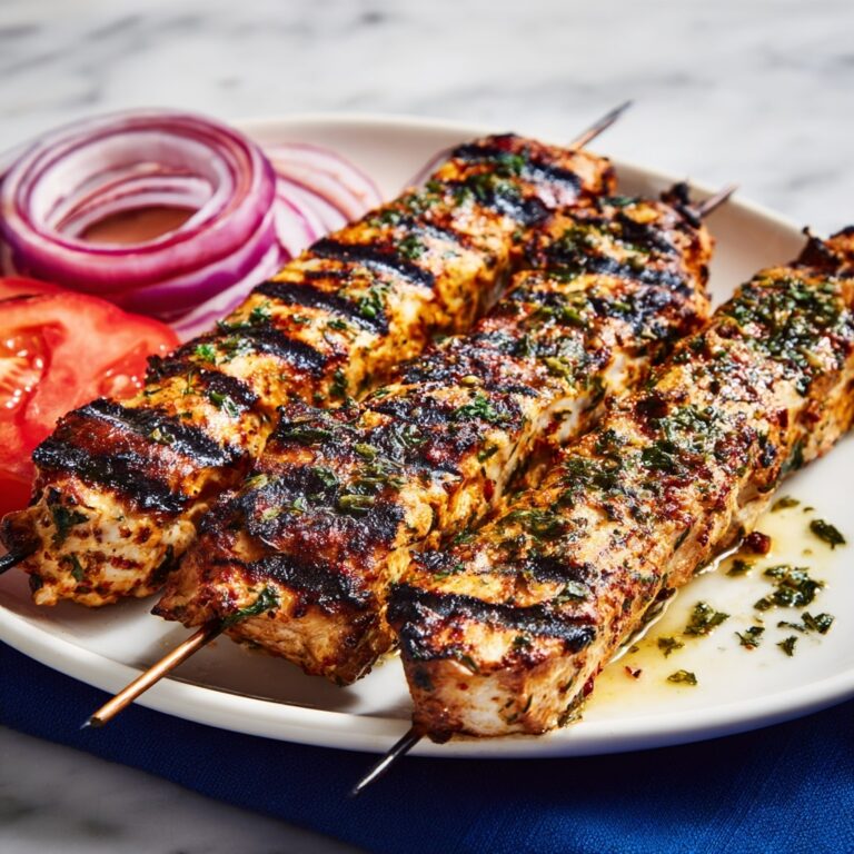 Grilled Chicken Adana Kebabs Recipe