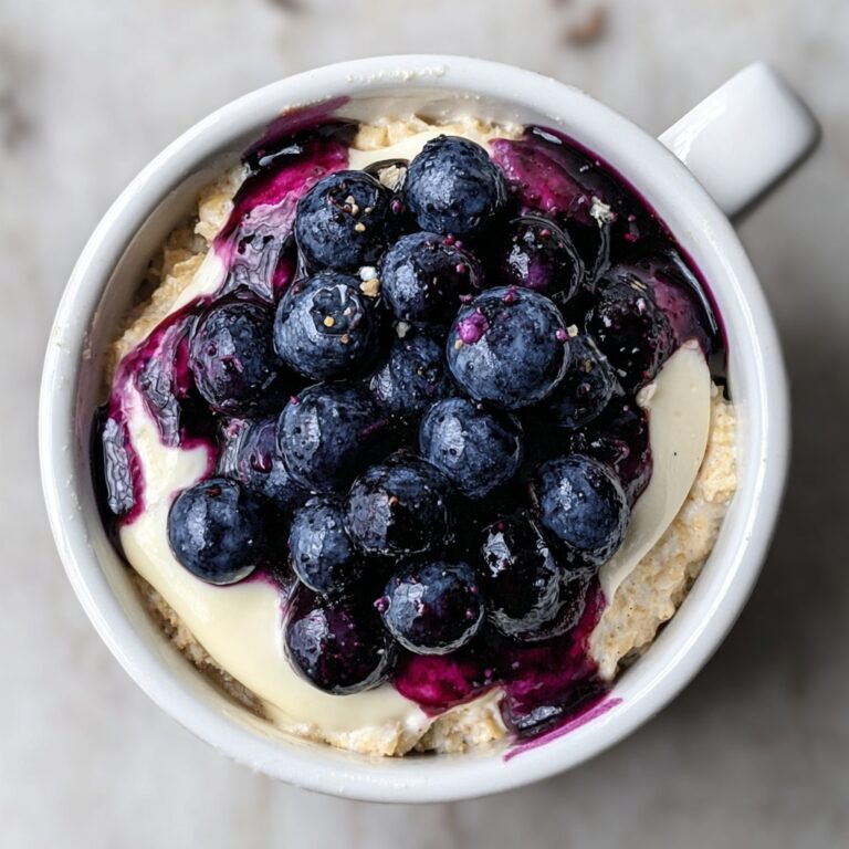 Blueberry Cheesecake Baked Oats Recipe