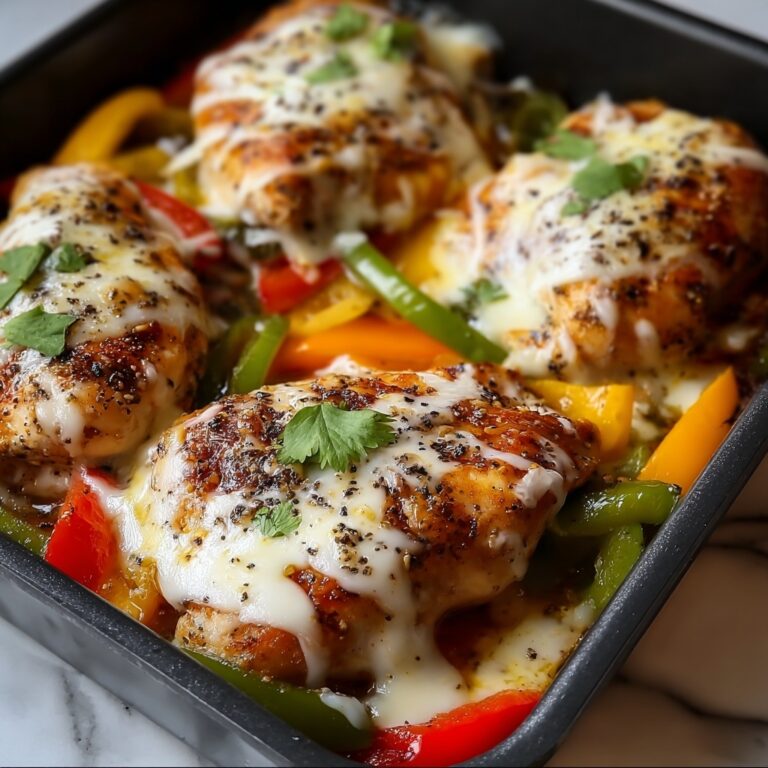 Cheesy Baked Fajita Chicken Recipe