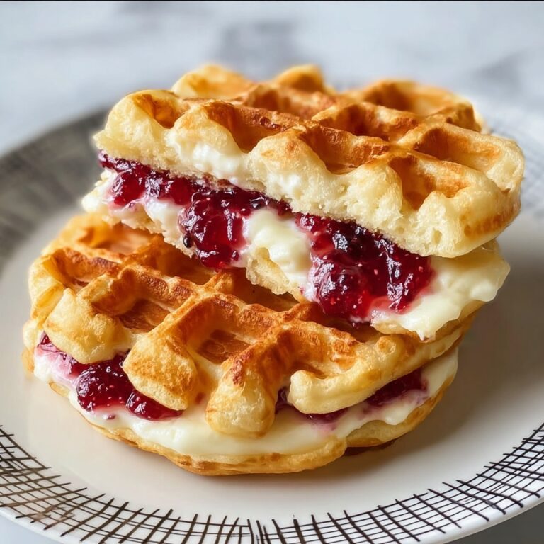 Easy Frozen Waffle Sweet Breakfast Sandwich Recipe