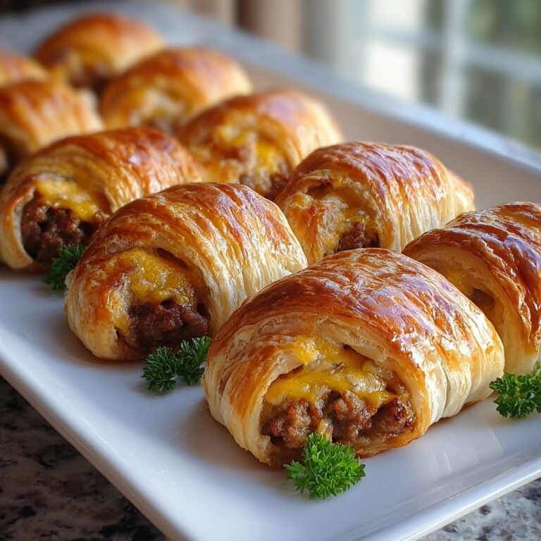 Delicious Breakfast Sausage Crescent Rolls Recipe