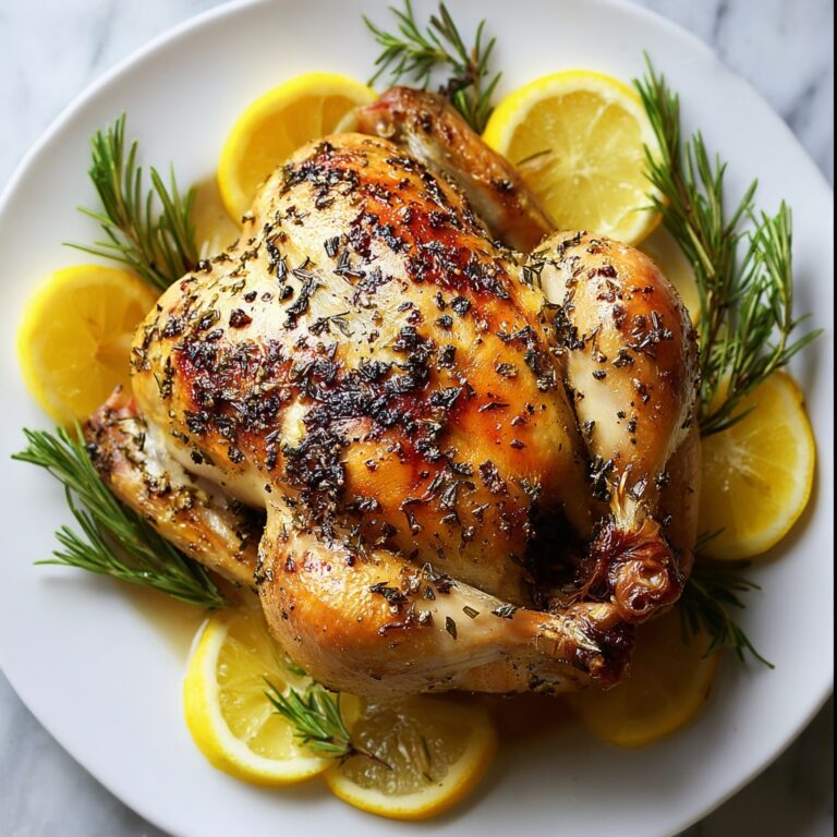 Lemon Herb Roasted Chicken Recipe