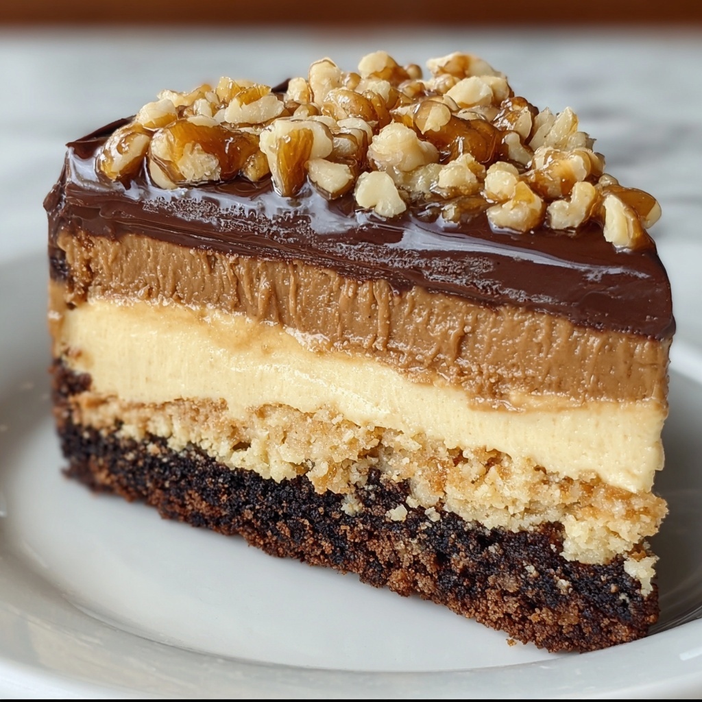 Heavenly No-Bake German Chocolate Cheesecake Recipe - Recipe Image