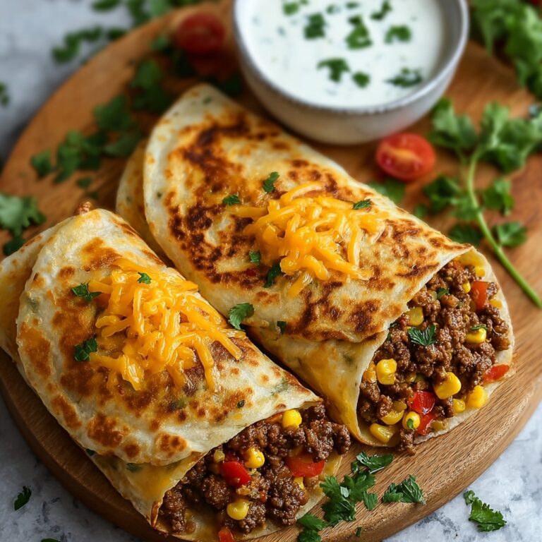 Beef and Cheese Chimichangas Recipe
