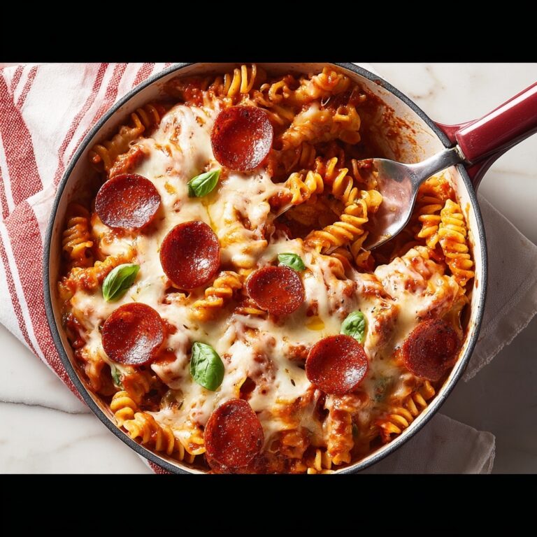 Cheesy Beef and Pepperoni Pasta Bake Recipe
