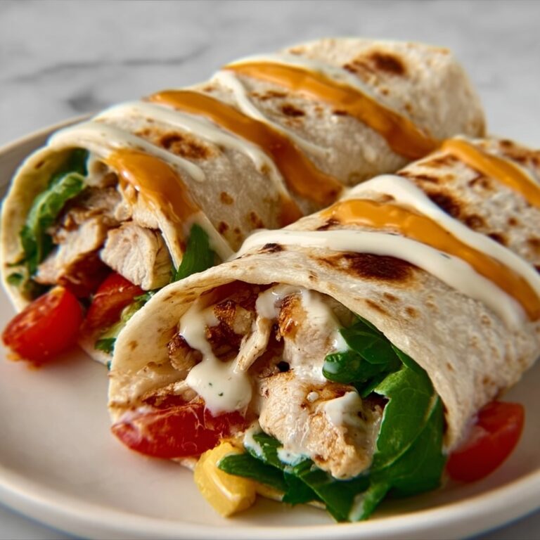 Creamy Chicken Tortilla Wraps Recipe