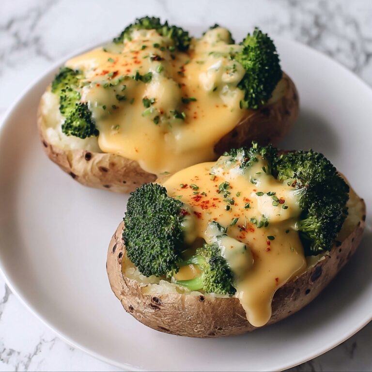 Broccoli Cheese Baked Potatoes Recipe