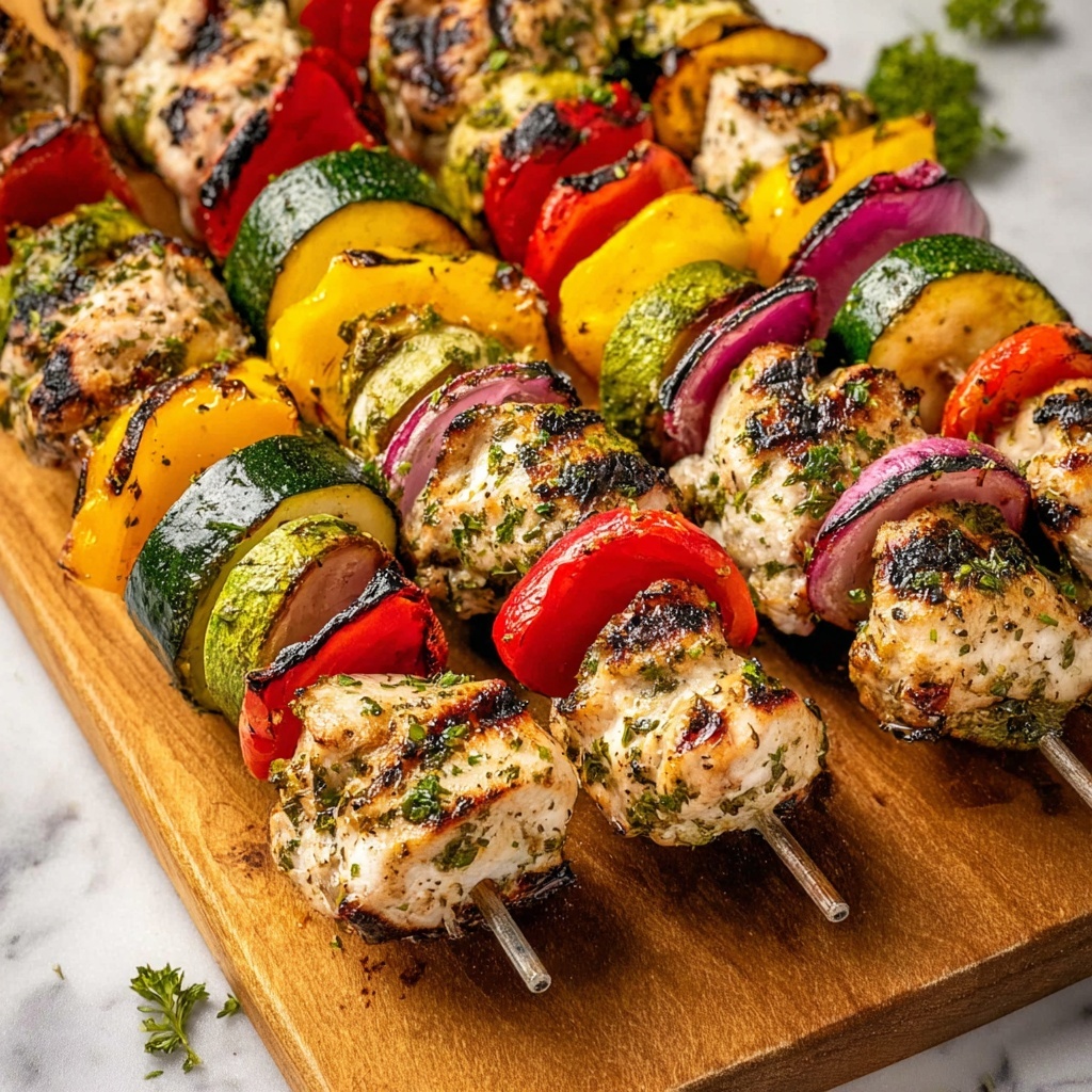 Grilled Chicken Skewers Recipe - Recipe Image