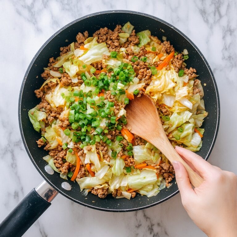 Healthy Chinese Ground Beef Cabbage Stir Fry Recipe