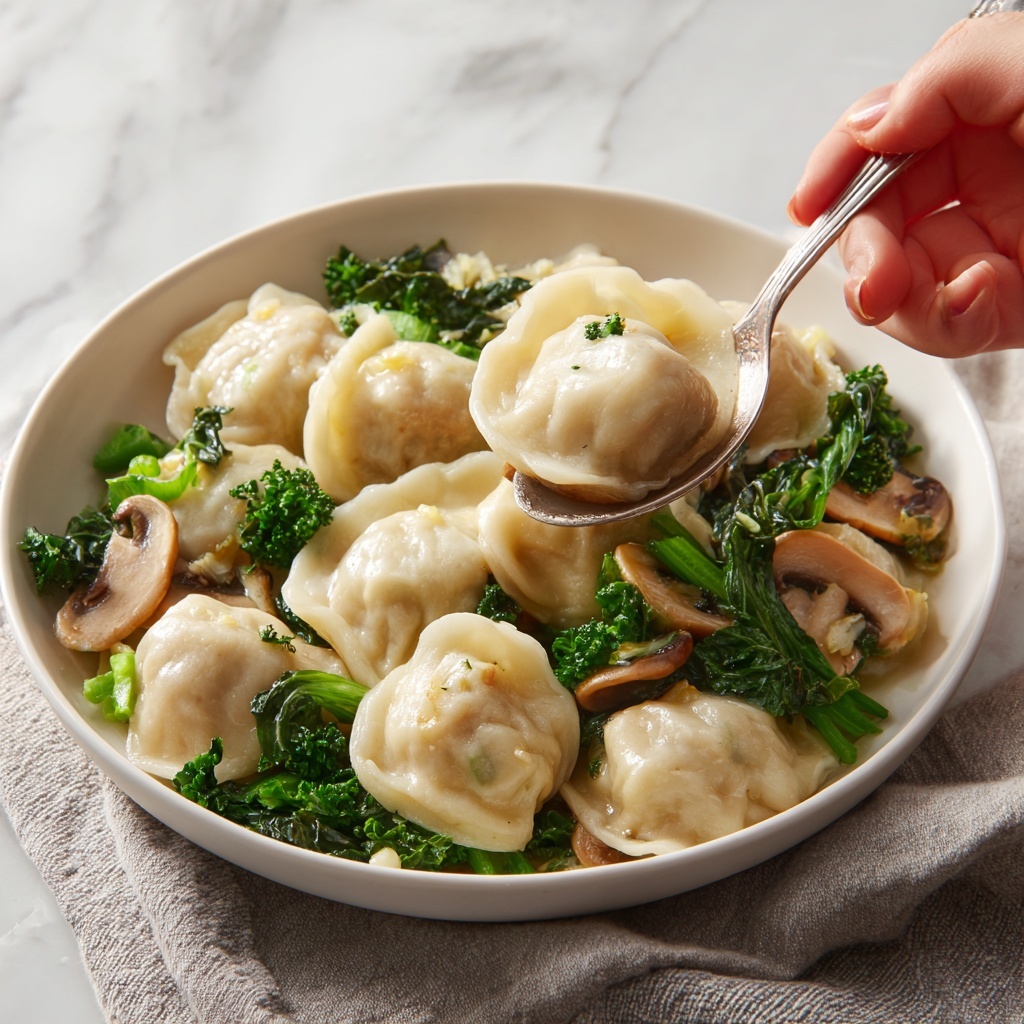 Dumpling and Bok Choy Soup Recipe - Recipe Image