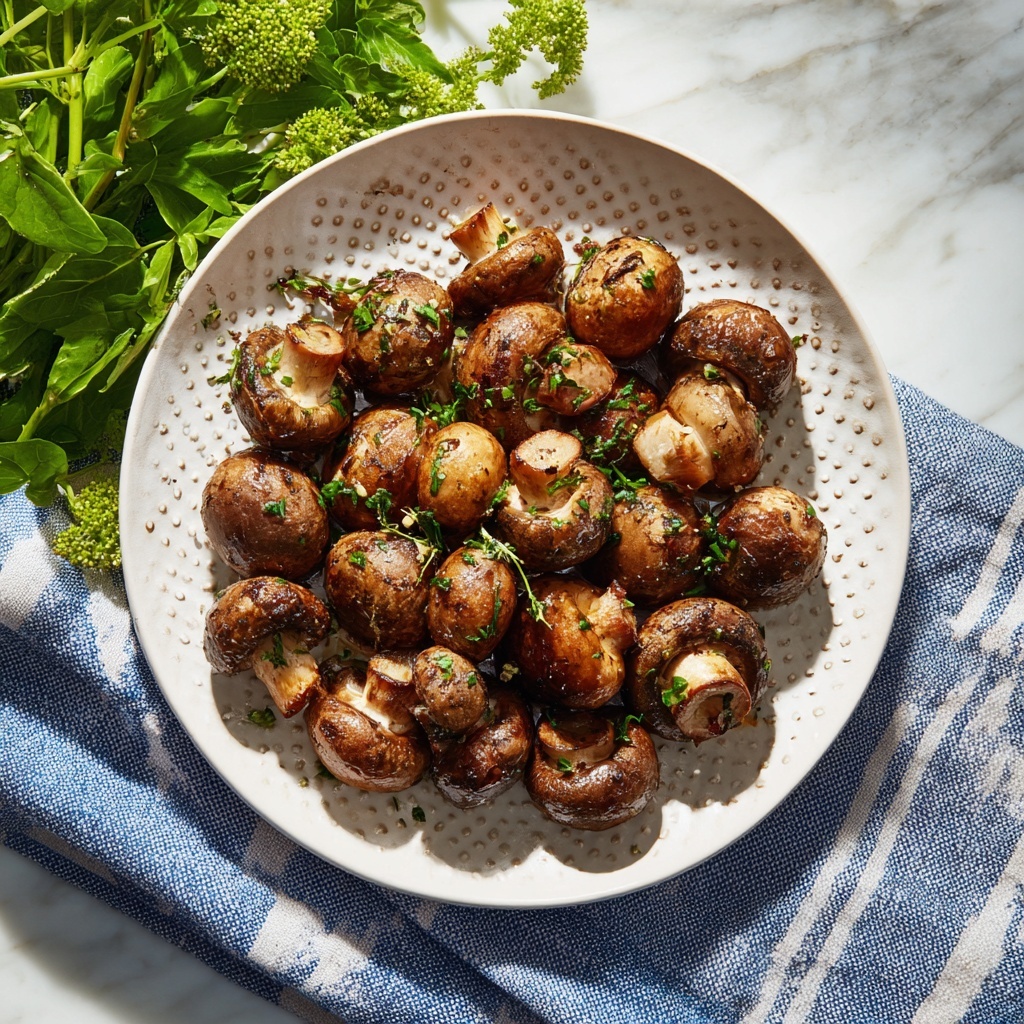 Air Fryer Mushrooms Recipe - Recipe Image