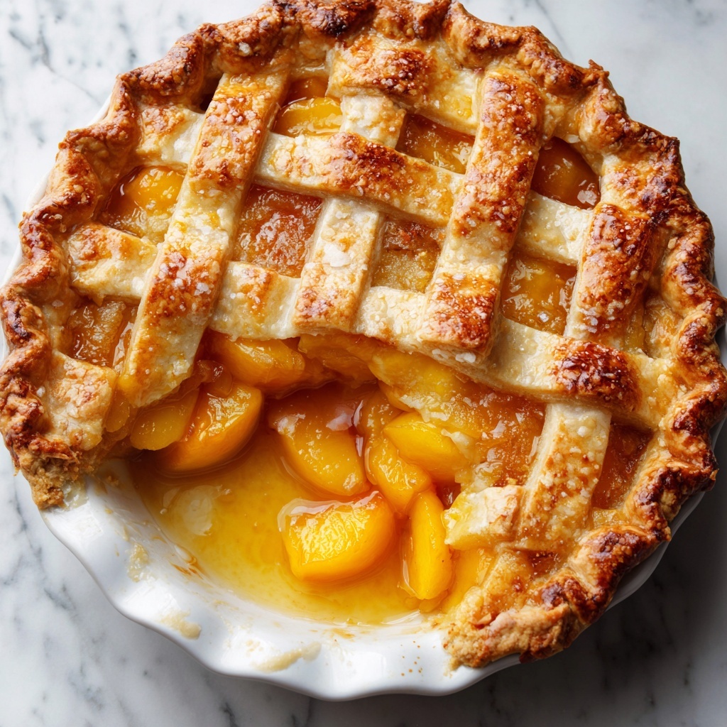 Triple Crust Peach Cobbler Recipe - Recipe Image