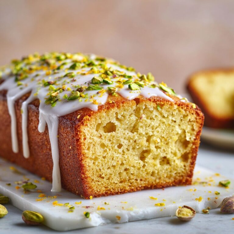 Pistachio Lemon Loaf Cake Recipe