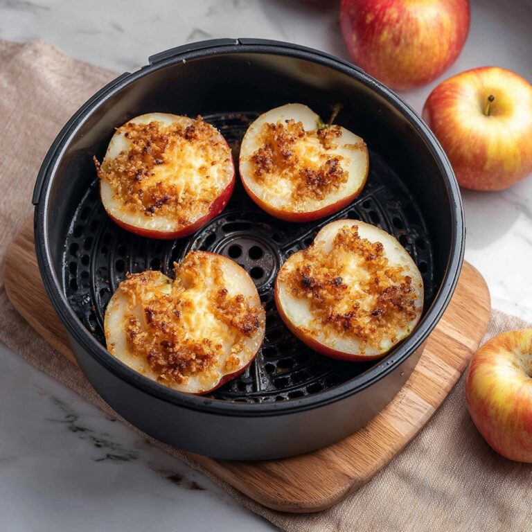 Air Fryer Baked Apples with Walnut and Raisin Filling Recipe