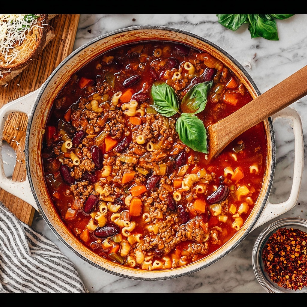 Pasta e Fagioli Soup Recipe - Recipe Image