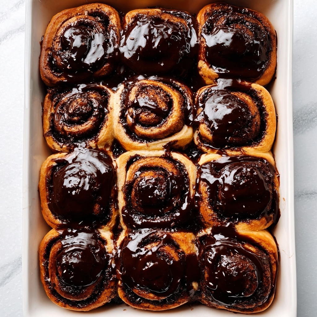 Chocolate Cinnamon Rolls (Soft & Gooey) Recipe - Recipe Image