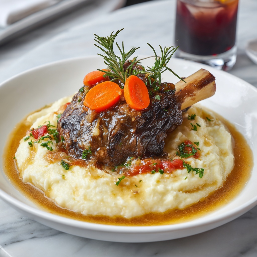 Braised Lamb Shanks Recipe - Recipe Image