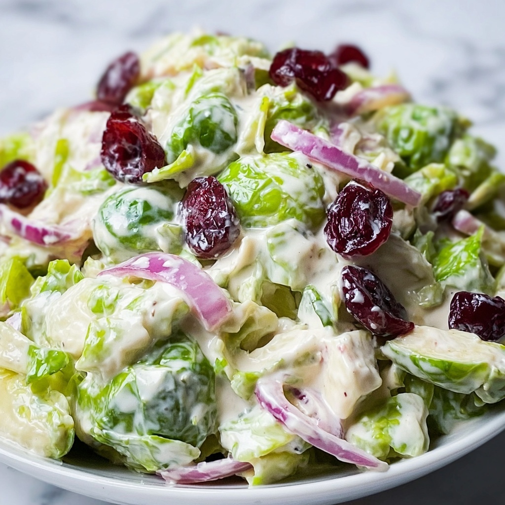 Creamy Brussels Sprouts Slaw Recipe - Recipe Image