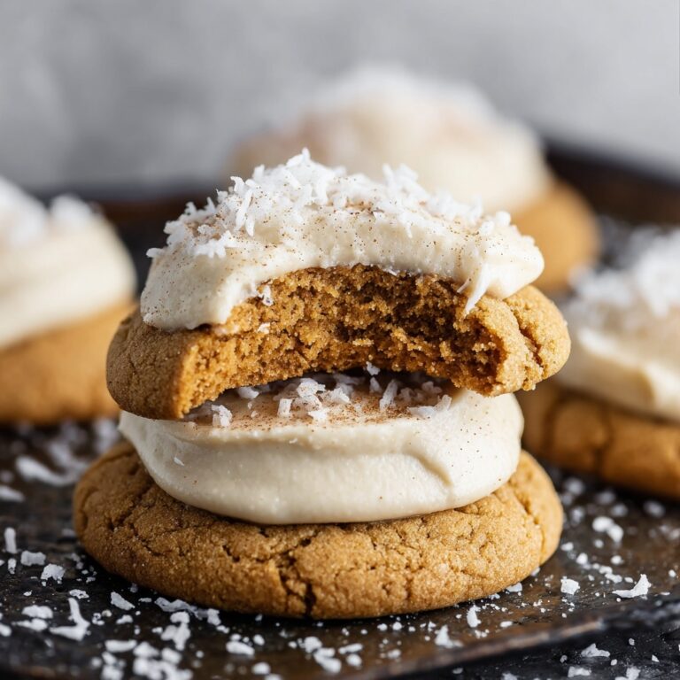 Healthy Soft Pumpkin Cookies with Salted Maple Frosting Recipe