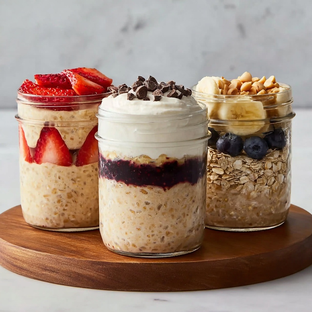 Creamy Protein-Packed Overnight Oats Recipe - Recipe Image