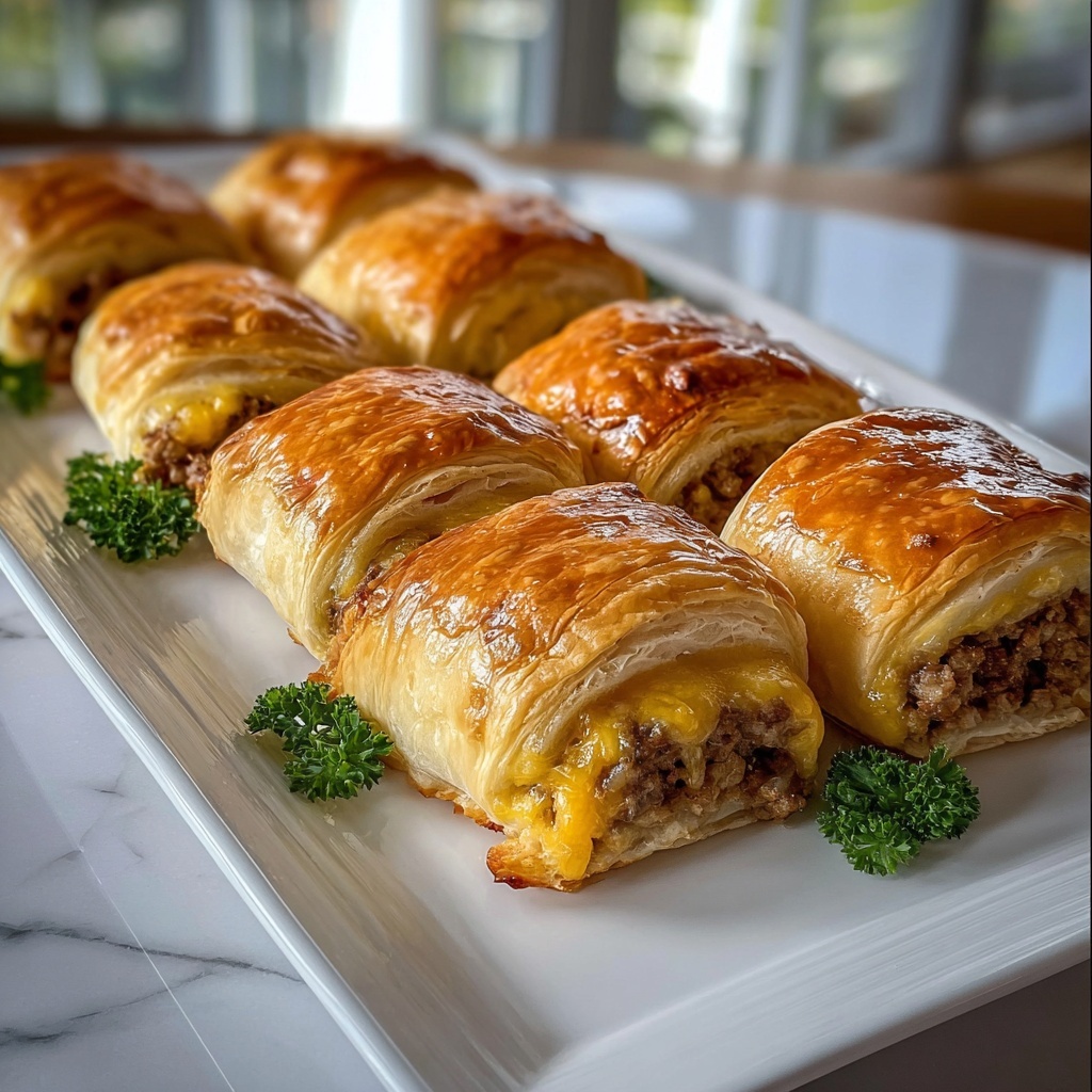 Delicious Breakfast Sausage Crescent Rolls Recipe - Recipe Image