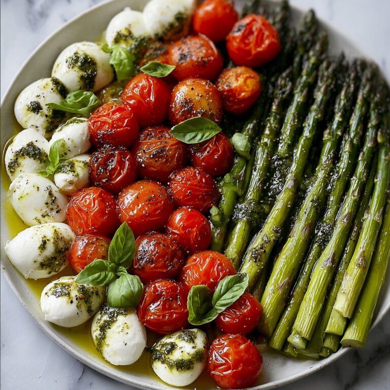 Caprese Roasted Asparagus Recipe