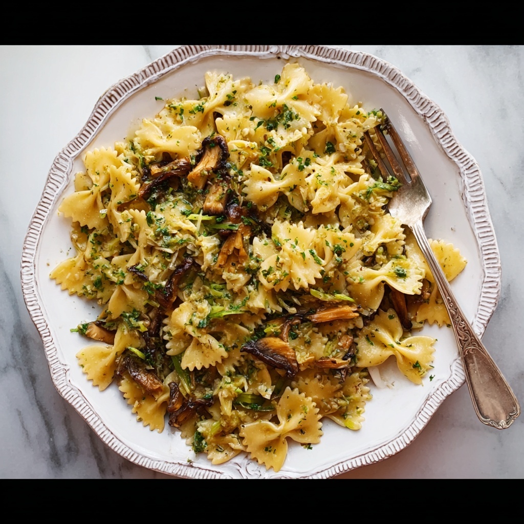 Cabbage Walnut Pasta Recipe - Recipe Image