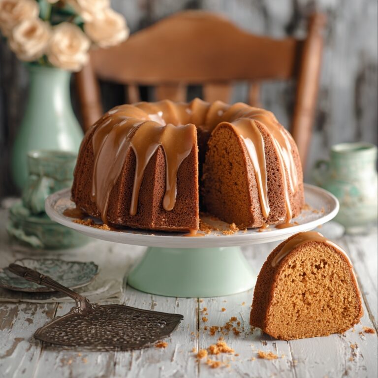 Brown Sugar Caramel Pound Cake Recipe