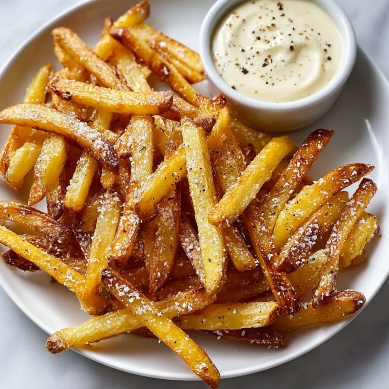Air Fryer Garlic Parmesan Fries Recipe