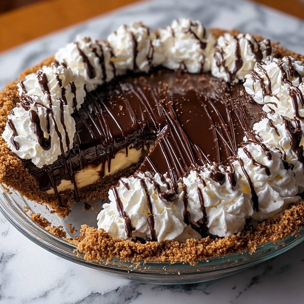 Hot Fudge Peanut Butter Pie: A Decadent Dessert for Peanut Butter Lovers Recipe - Recipe Image