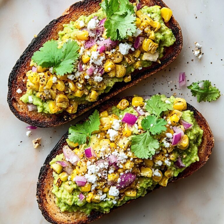 Mexican Street-Corn Avocado Toast Recipe
