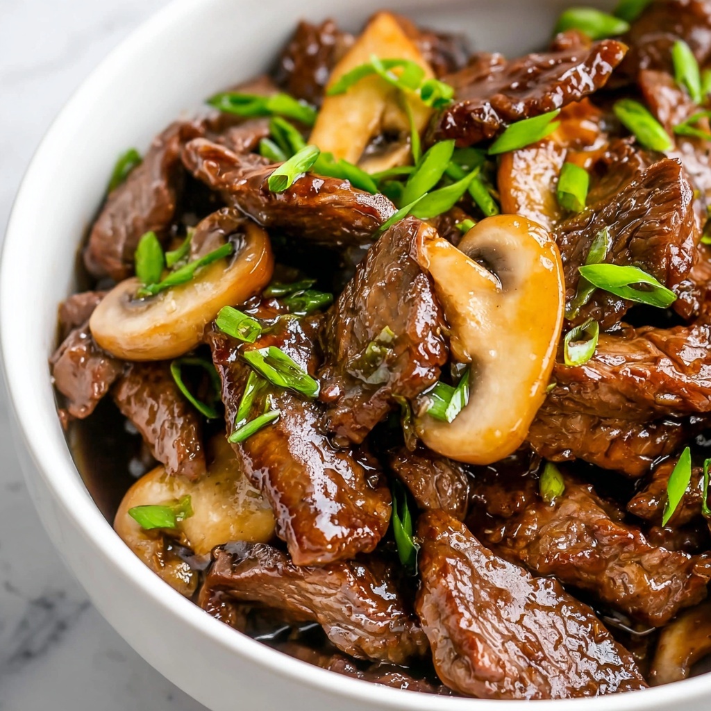 Beef Mushroom Stir Fry Recipe - Recipe Image
