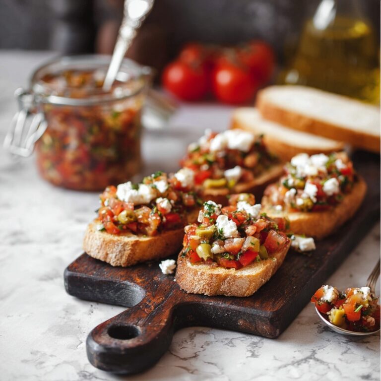 Eggplant and Tomato Bruschetta Recipe