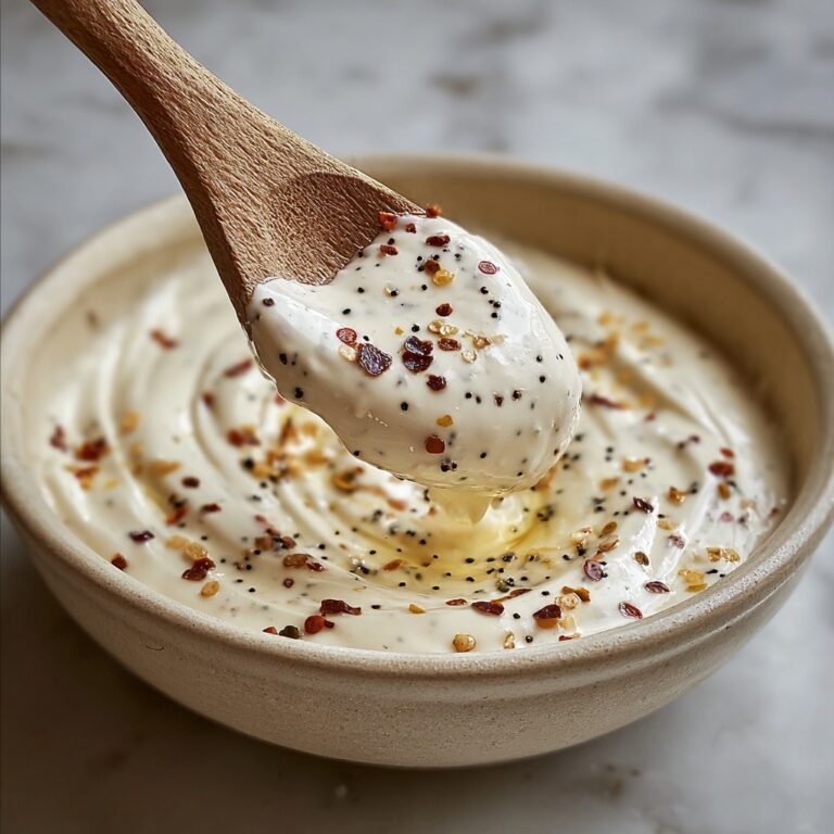 Garlic Parmesan Cream Sauce for Pizza Recipe