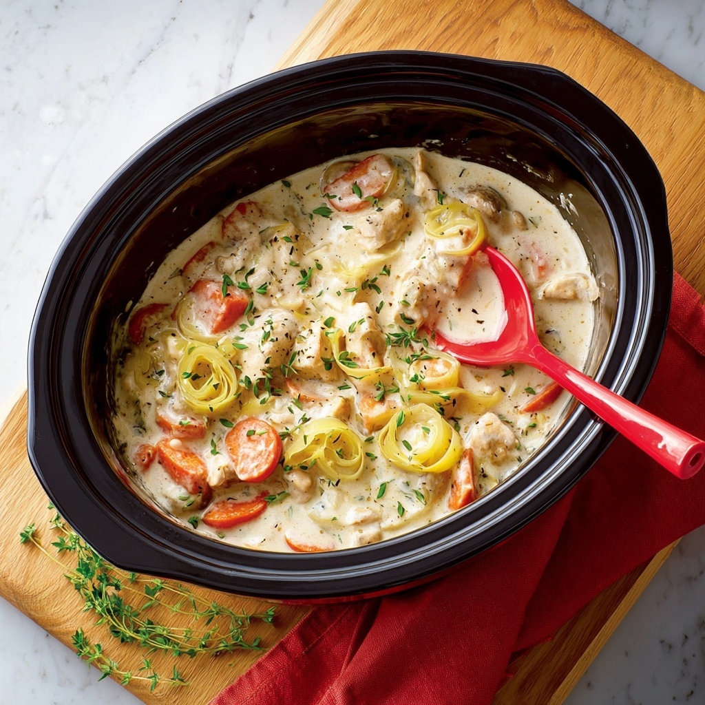 Mijoté crémeux au poulet Recipe - Recipe Image