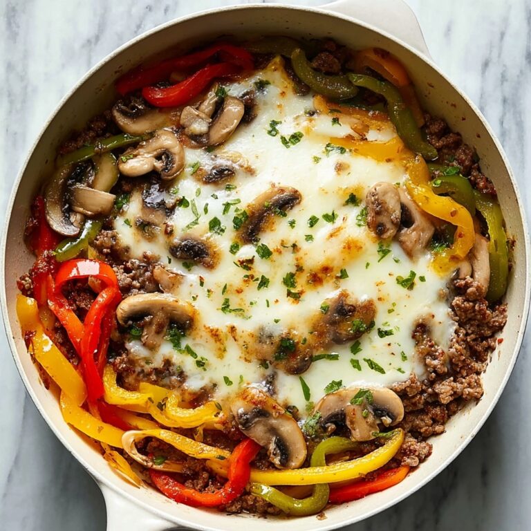 Philly Cheesesteak Casserole Recipe