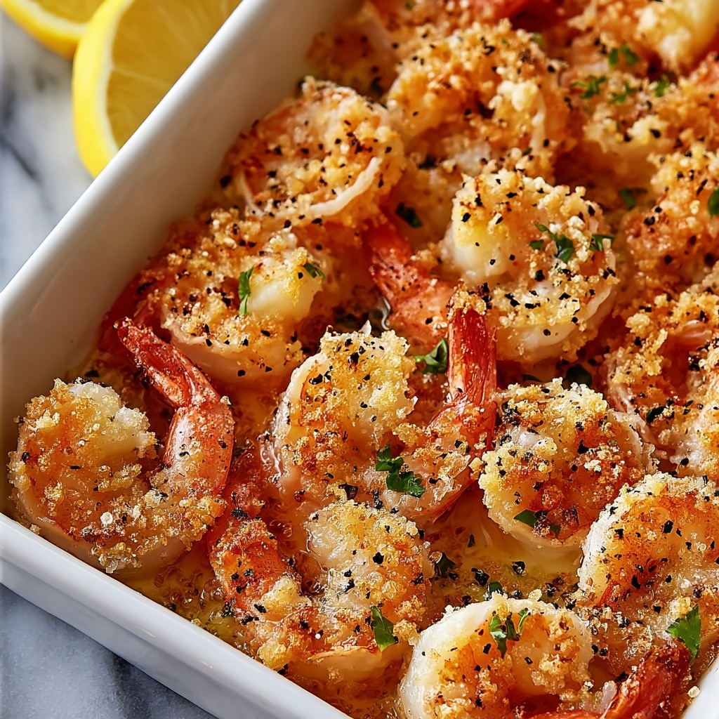 Garlic Parmesan Baked Shrimp Recipe - Recipe Image