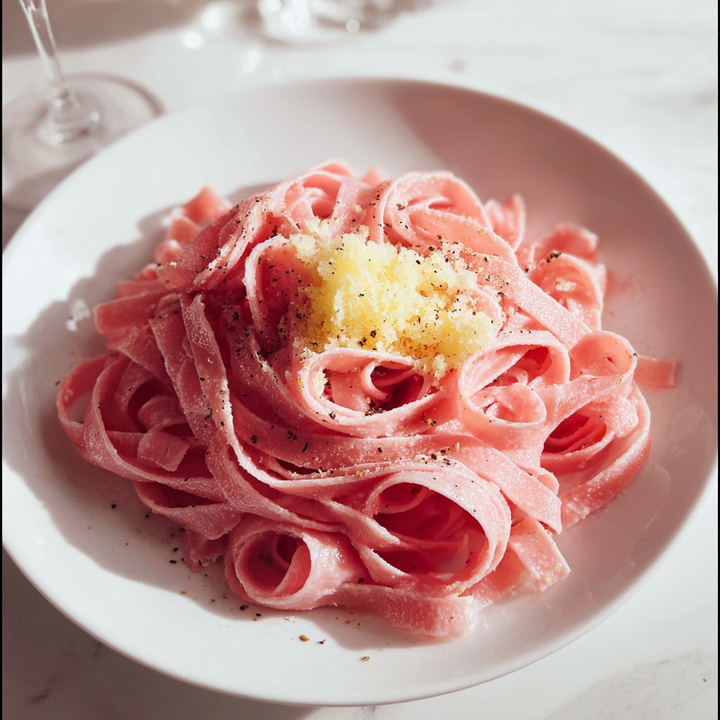 Perfectly Pink Pasta Recipe - Recipe Image